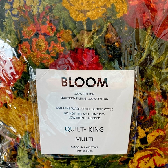 country door Bedding King Quilted Comforter Set Quilt Plus 2 Shams